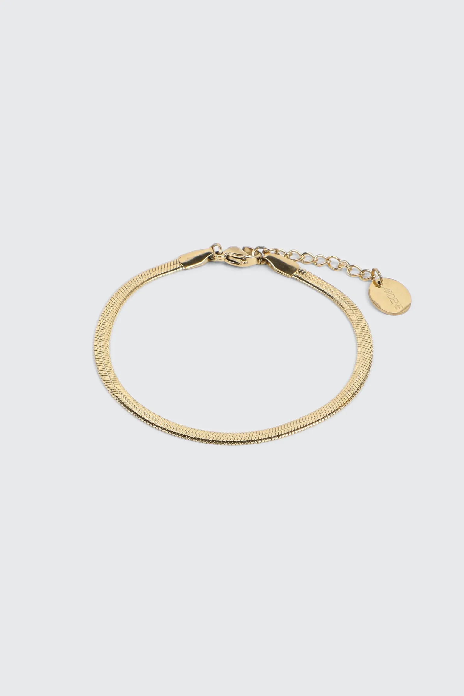 14K Gold Plated Herringbone Bracelet