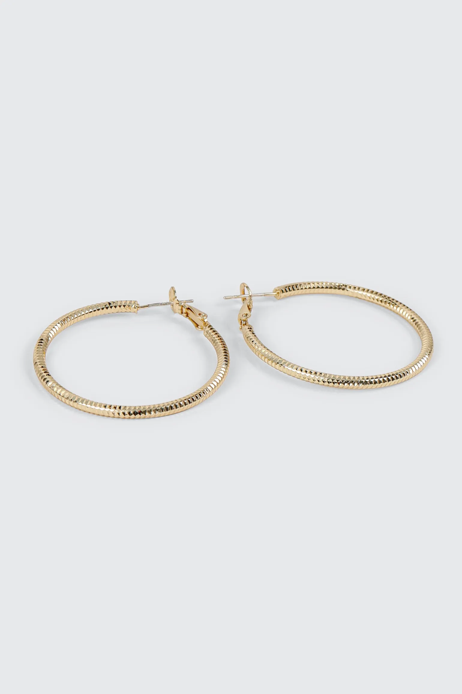 14K Gold Plated Hoop Earrings