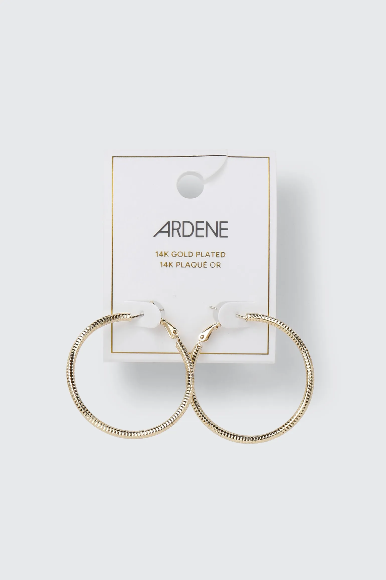 14K Gold Plated Hoop Earrings