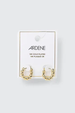 14K Gold Plated Hoop Earrings