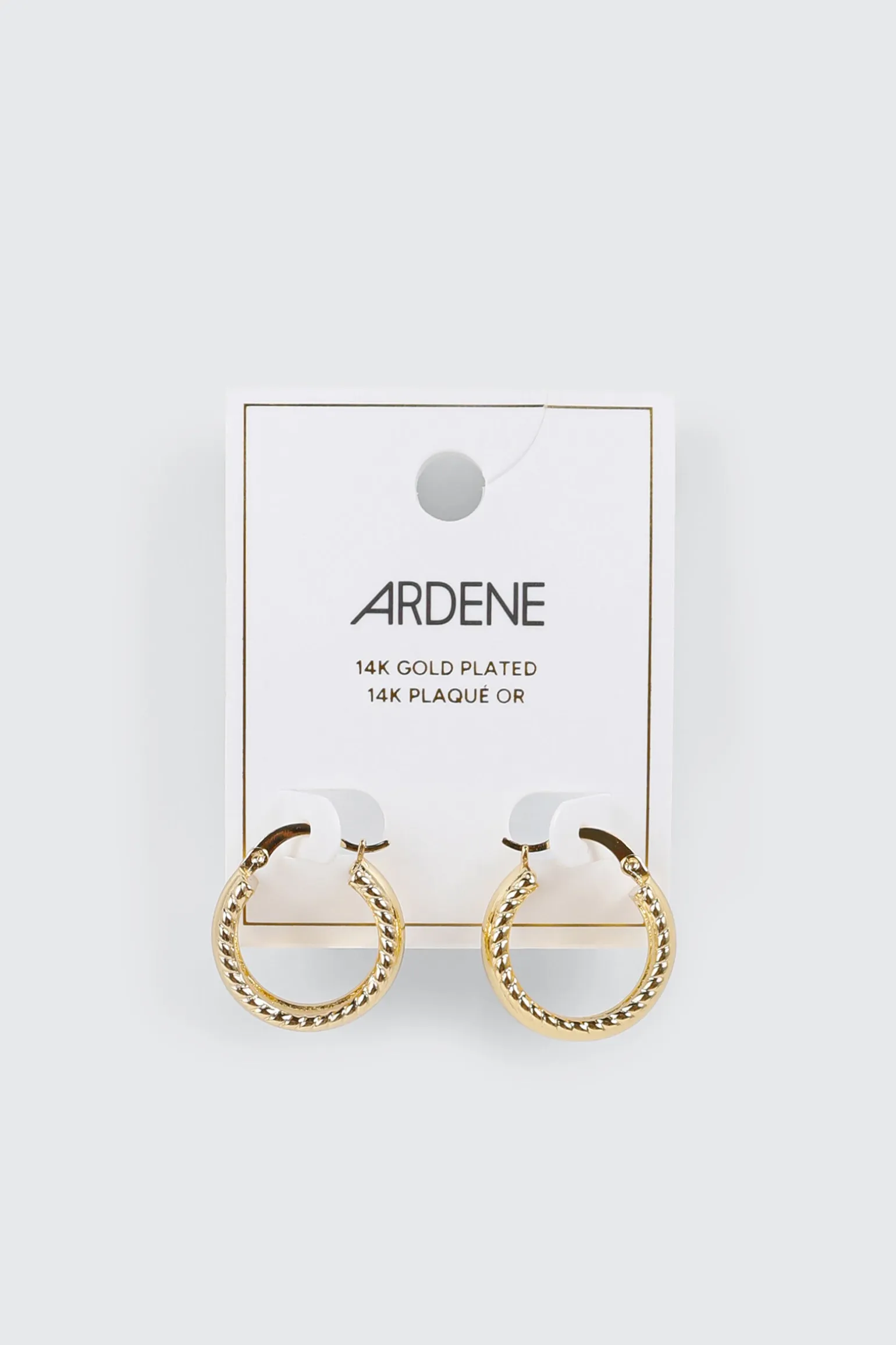 14K Gold Plated Hoop Earrings