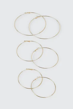 14K Gold Plated Hoop Earrings