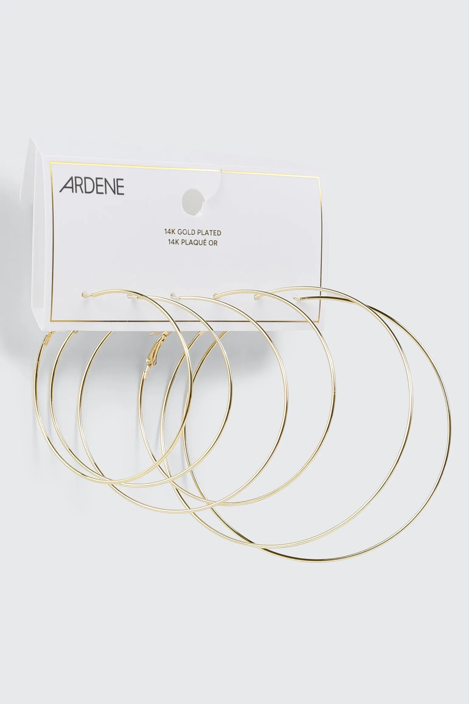 14K Gold Plated Hoop Earrings