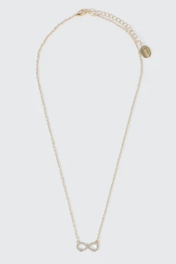 14K Gold Plated Infinity Necklace