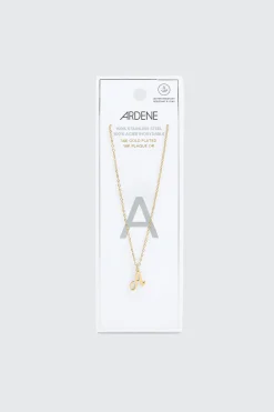 14K Gold Plated Initial A Necklace