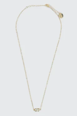 14K Gold Plated Initial S Necklace
