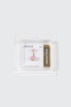 14K Gold Plated Navel Piercing