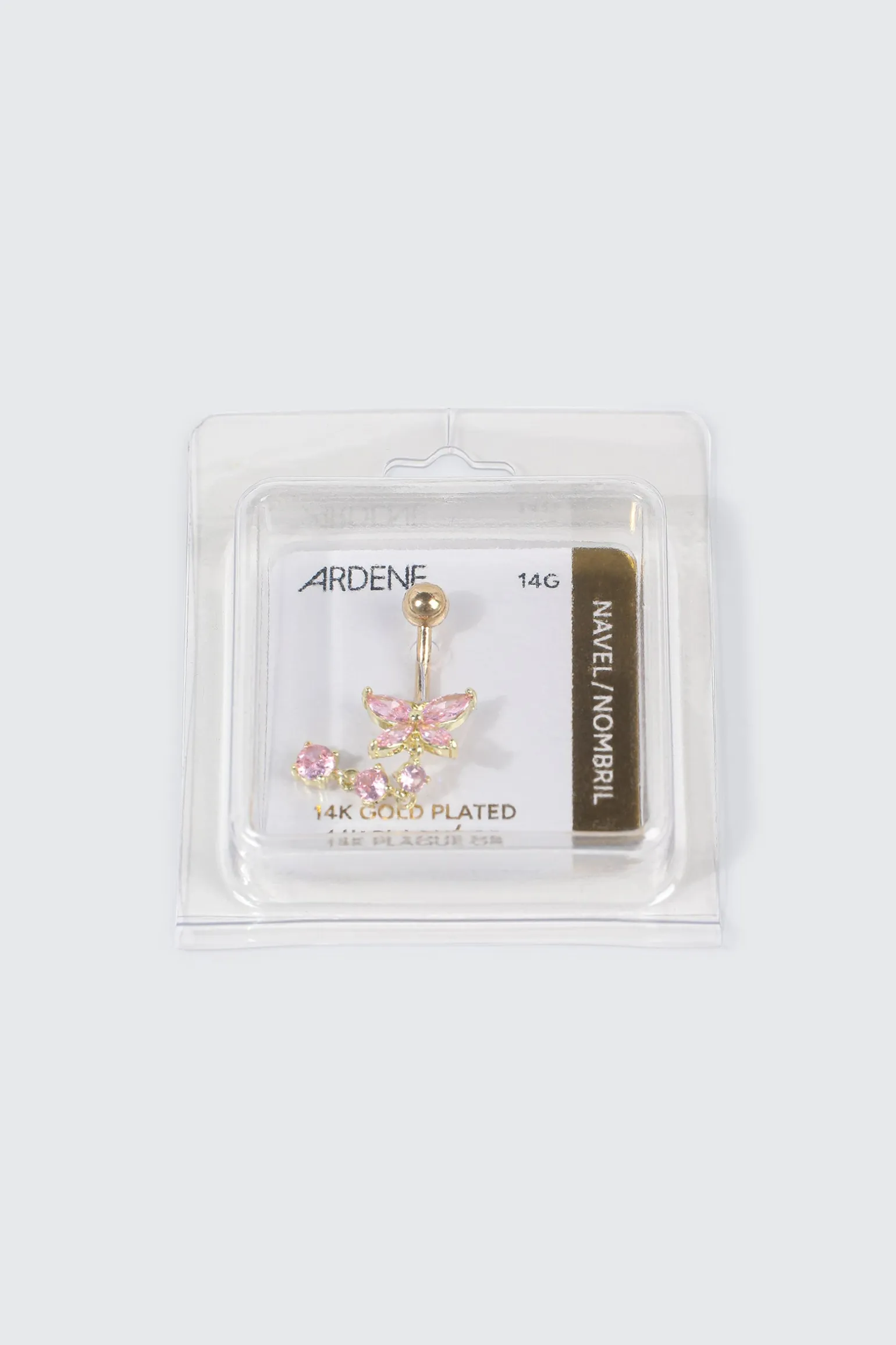 14K Gold Plated Navel Piercing