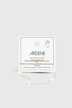 14K Gold Plated Pearl Bracelet
