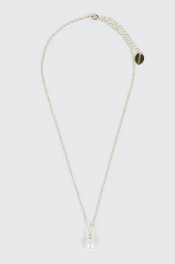 14K Gold Plated Pearl Necklace
