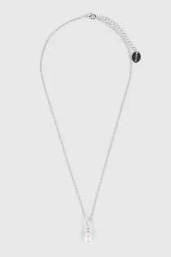 14K Gold Plated Pearl Pendant Necklace