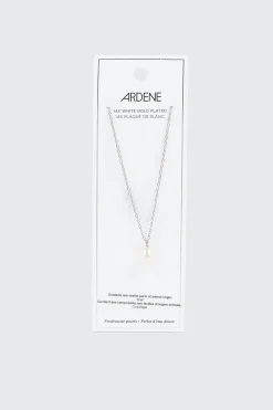 14K Gold Plated Pearl Pendant Necklace