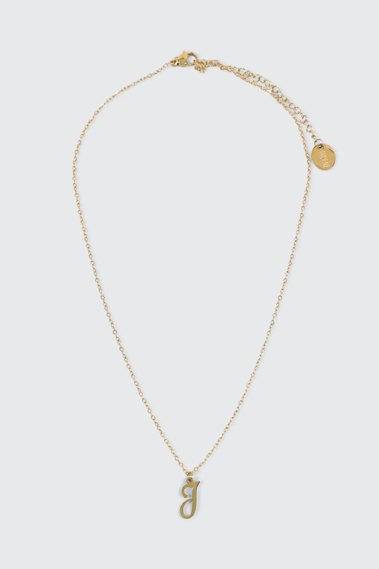 14K Gold Plated Stainless Steel Initial J Necklace