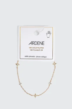 14K Gold Plated Star Bracelet