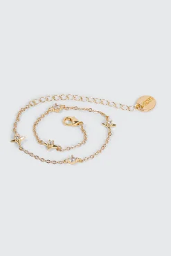14K Gold Plated Star Bracelet