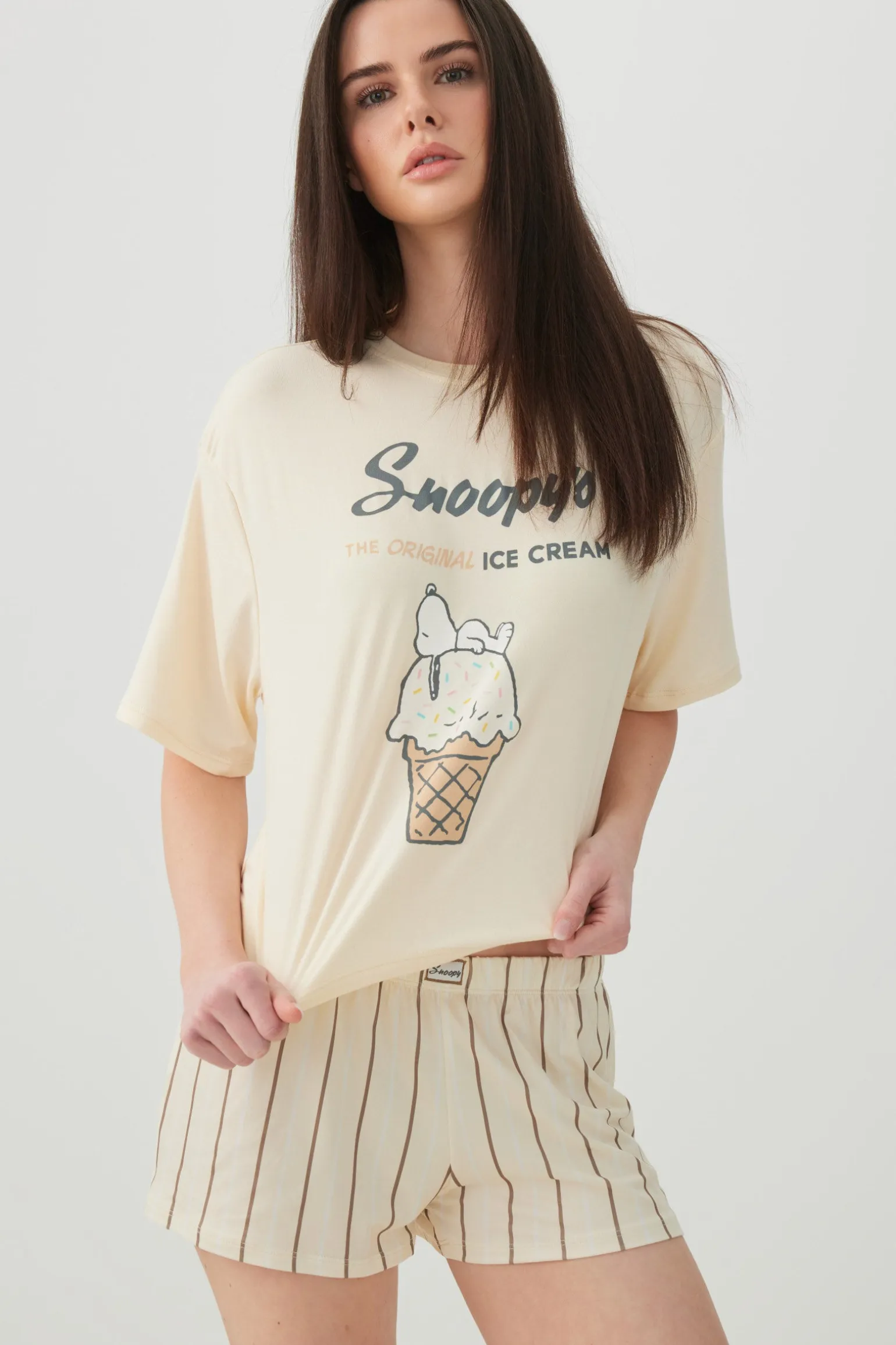 Knit Boxy Short PJ Set