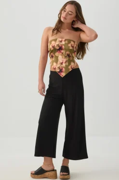 Knit Crepe Culottes
