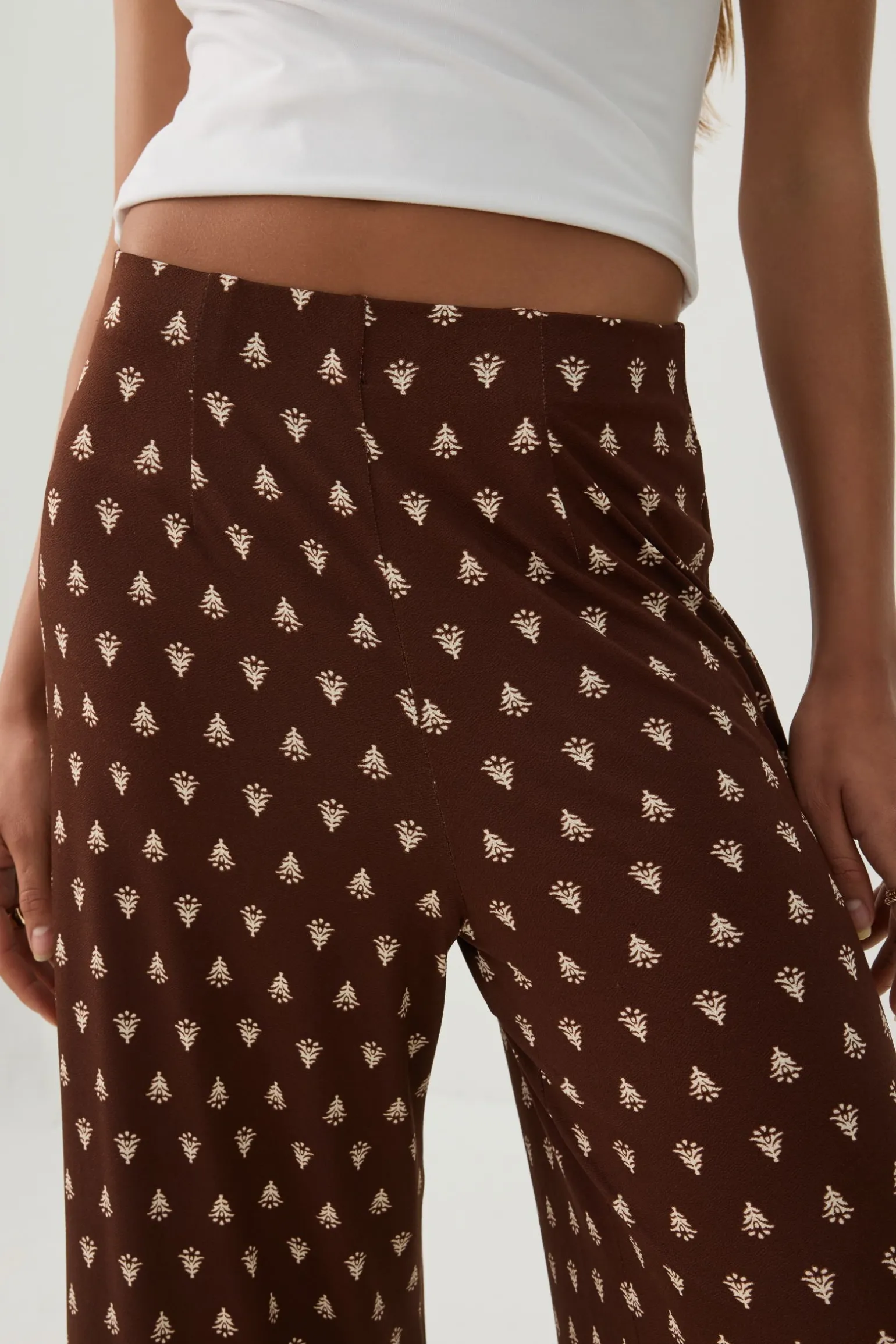 Knit Crepe Culottes