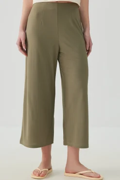 Knit Crepe Culottes