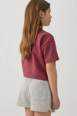 Knit Shorts with Back Pocket