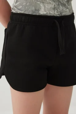 Knit Shorts with Back Pocket