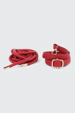 Knotted Handle Shoulder Bag with Crossbody Strap