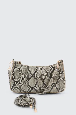 Knotted Handle Shoulder Bag with Crossbody Strap