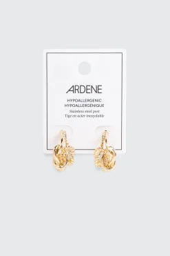 Knotted Hoop Earrings