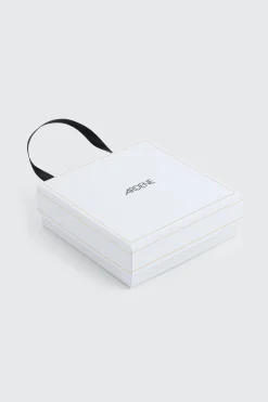 14K White Gold Plated Cross Necklace