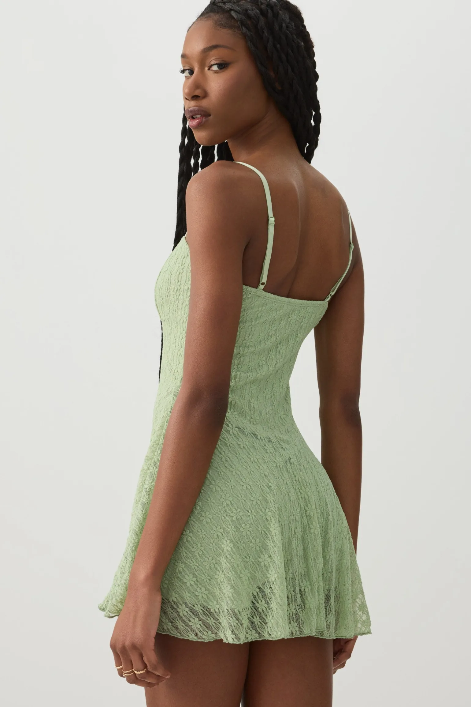 Lace Bustier Romper