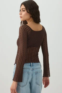Lace Off Shoulder Top