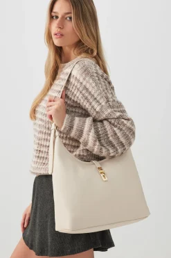 Large Faux Leather Tote Bag