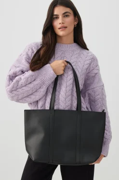 Large Structured Tote Bag