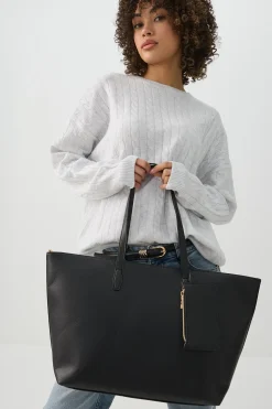 Large Tote Bag with Coin Purse