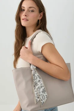 Large Tote with Scarf