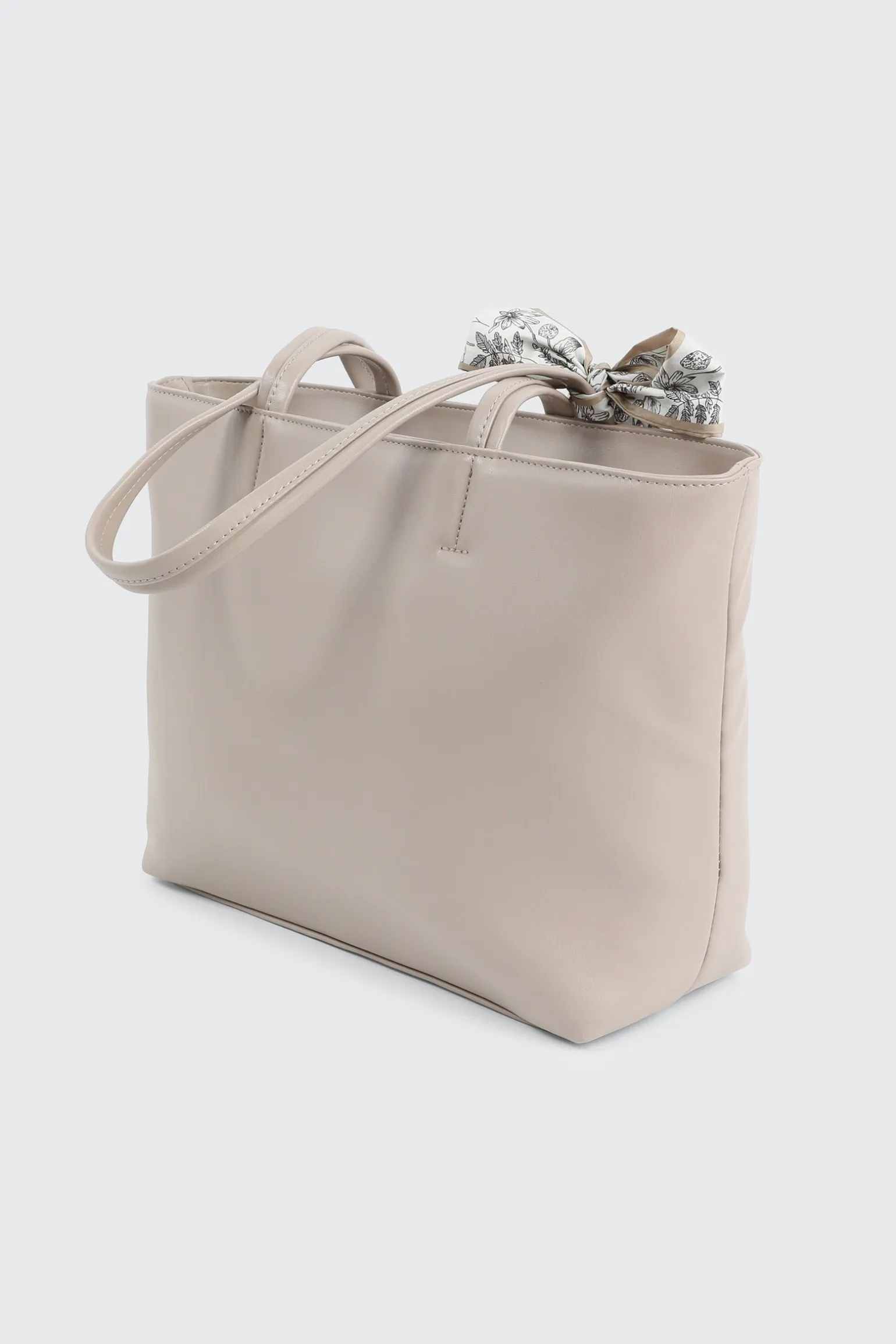 Large Tote with Scarf