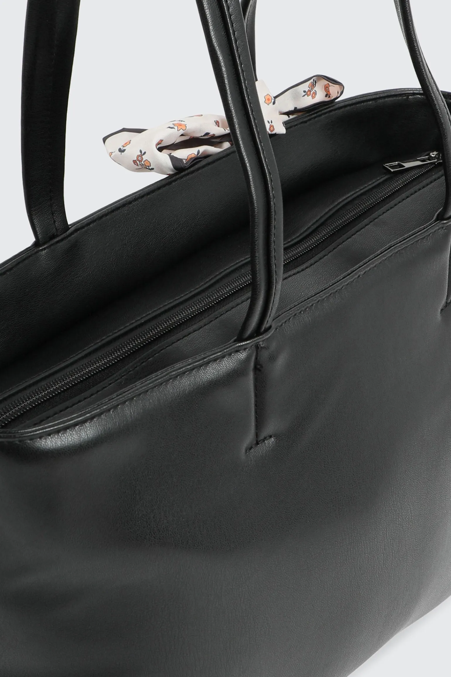Large Tote with Scarf