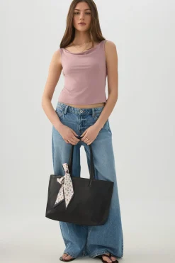 Large Tote with Scarf