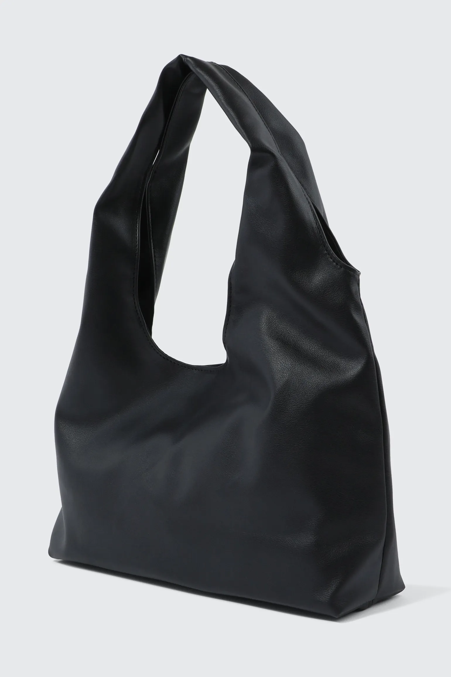 Large Twisted Handle Shoulder Bag