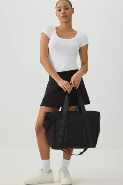 Large Zip Tote with Strap