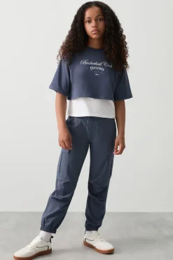 Layered Graphic Boxy T-Shirt