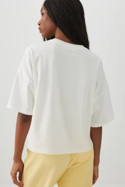 Lemon Print Drop Shoulder T-Shirt