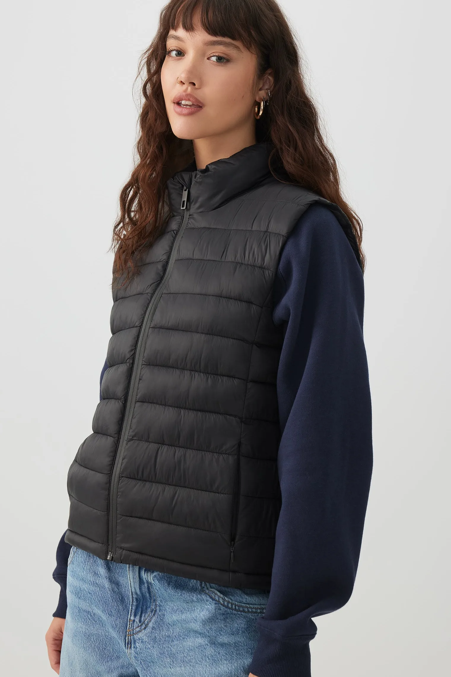 Lightweight Short Puffer Vest