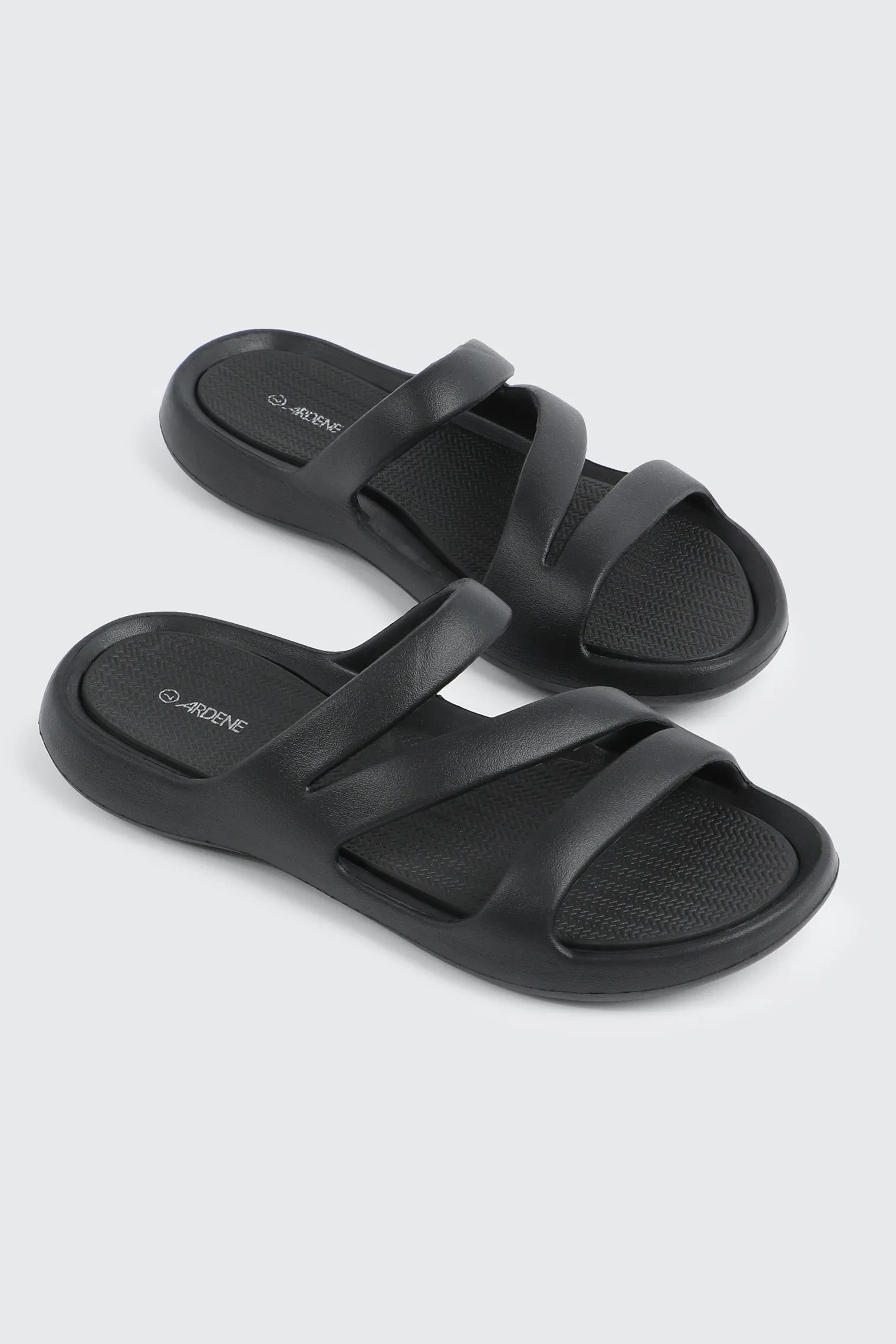 Lightweight Strappy Slide Sandals