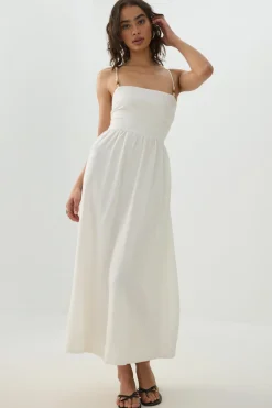 Linen Midi Dress