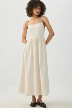 Linen Midi Dress