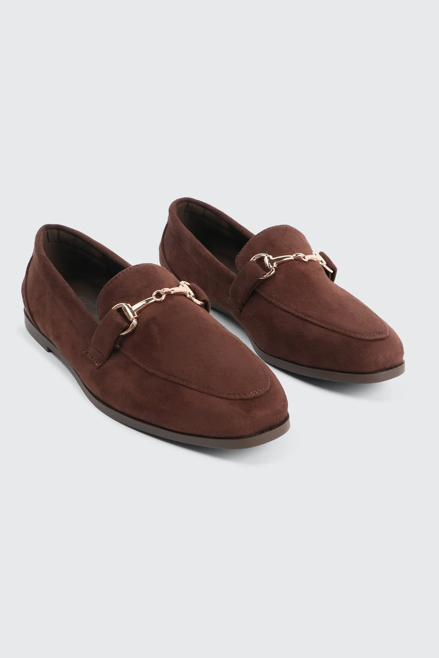 Loafers with Chain Detail