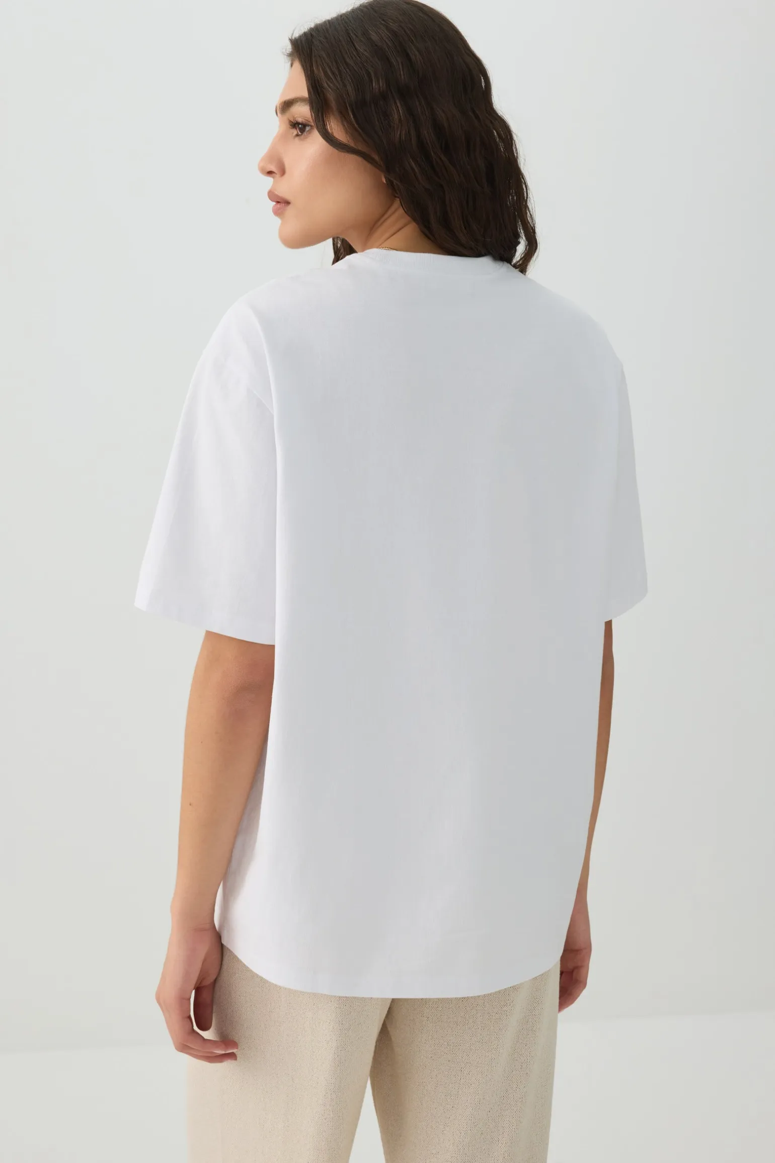Longline Oversized Graphic T-Shirt