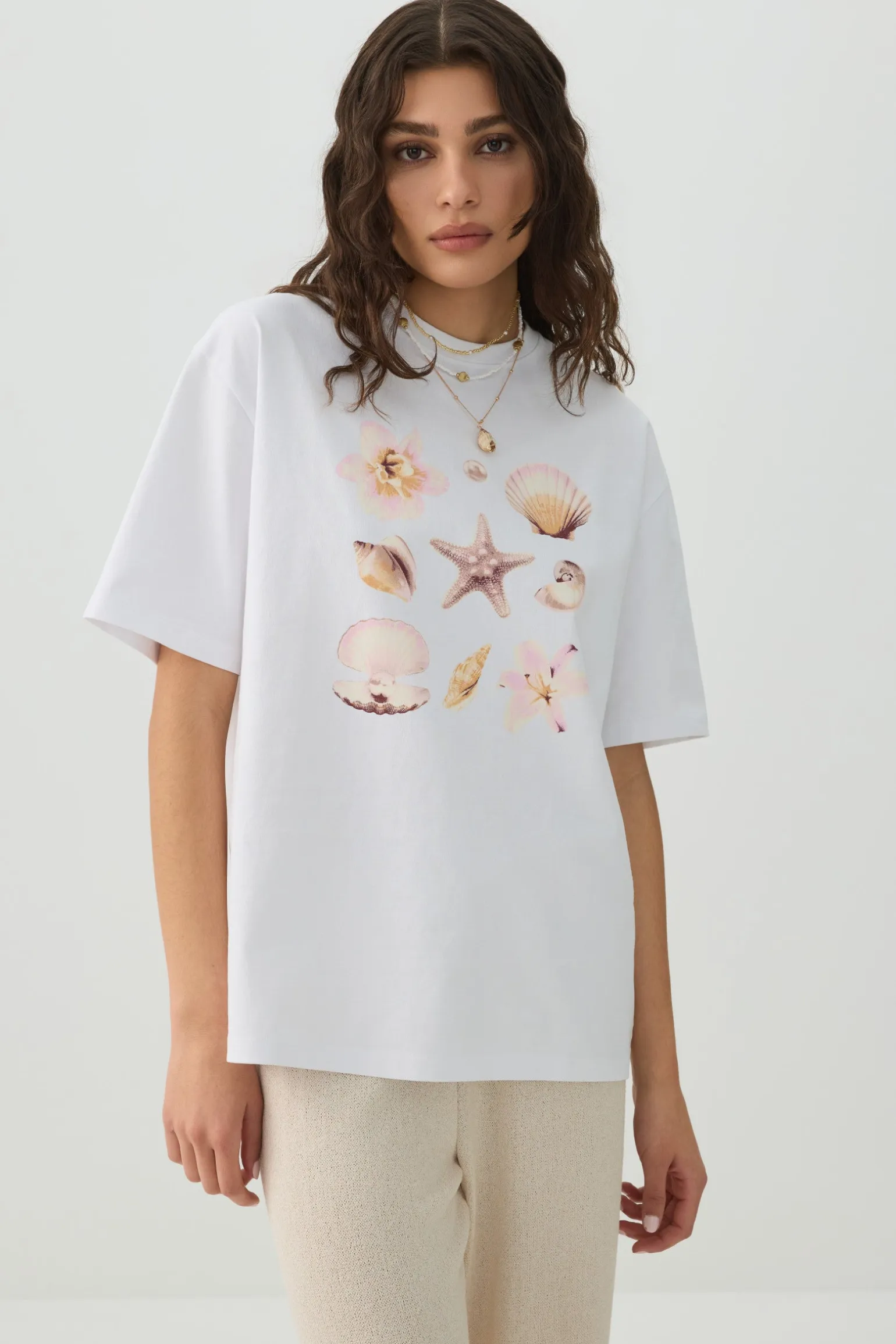 Longline Oversized Graphic T-Shirt