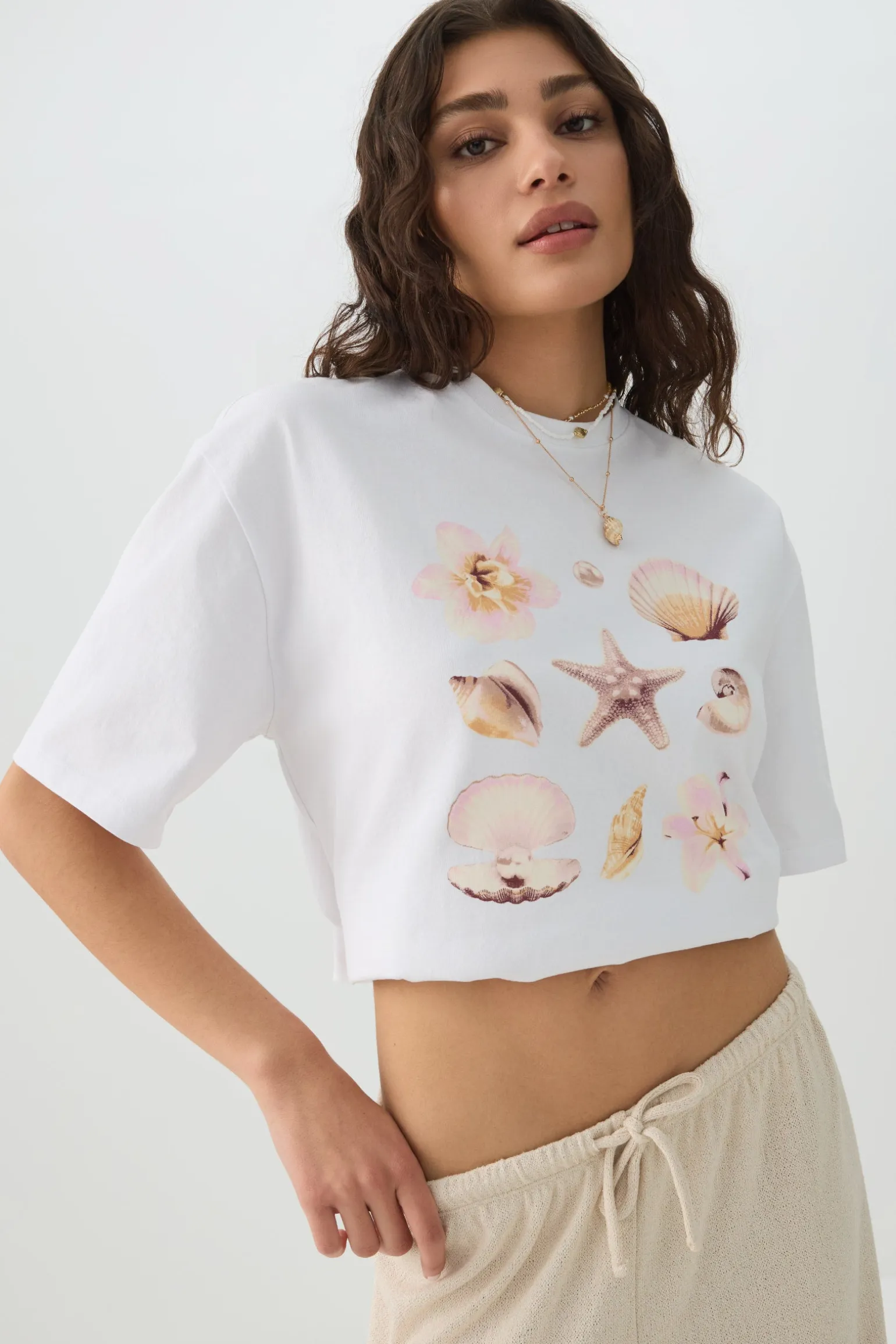 Longline Oversized Graphic T-Shirt